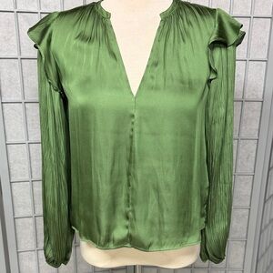 Dolan, Elegant Green Women's Top, Size Extra Small